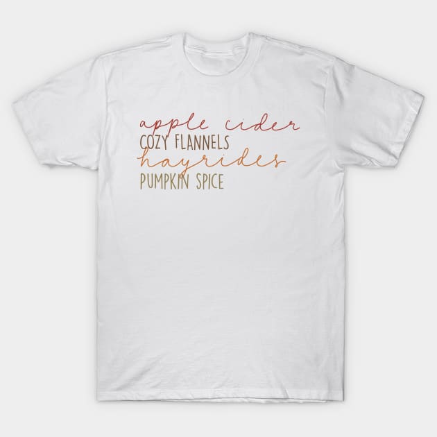 Fall Vibes T-Shirt by nicolecella98